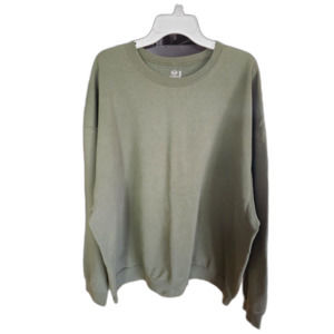 Mens 3XL Fruit of the Loom Sweatshirt Long Sleeve Crewneck Green